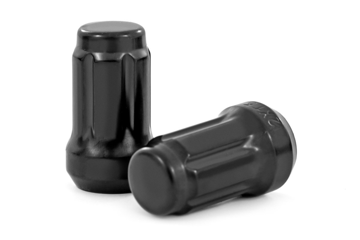 Chevrolet Colorado Lug Nut Set - Rough Country - Splined - Black - '04-'12